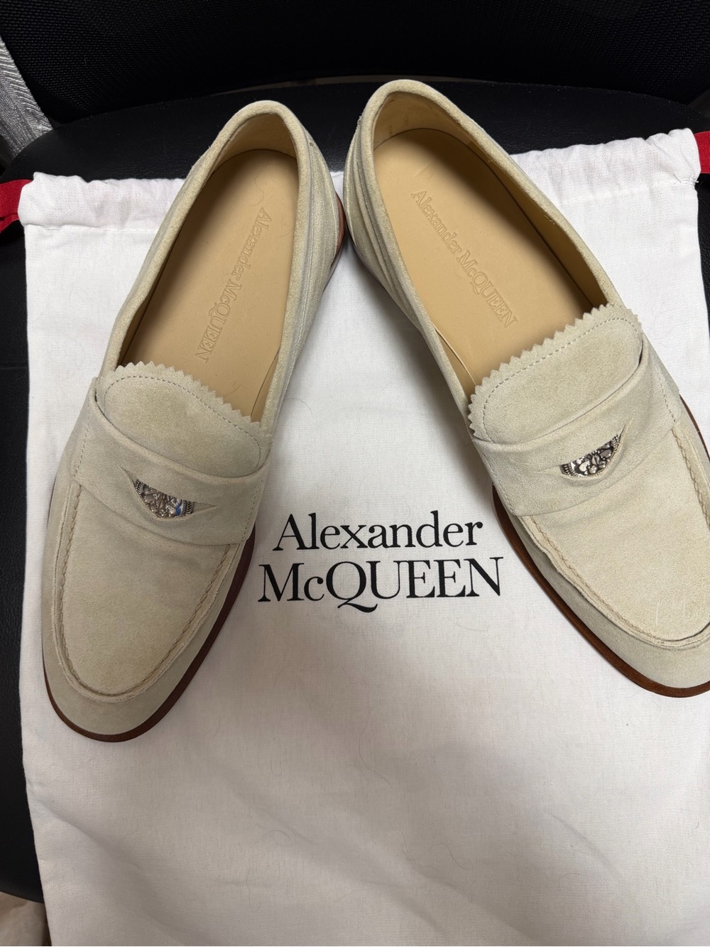 Alexander McQueen Coin Logo Loafers
